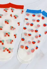 J.HOFFMAN'S Sheer Socks Set of 2- Sweet & Fruity