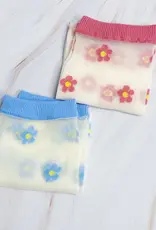 J.HOFFMAN'S Sheer Socks Set of 2- Mini Flower