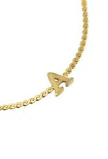 J.HOFFMAN'S Dainty Initial Bracelet