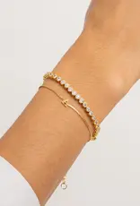 J.HOFFMAN'S Dainty Initial Bracelet