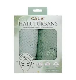 J.HOFFMAN'S Hair Turban Set of 2- Sage
