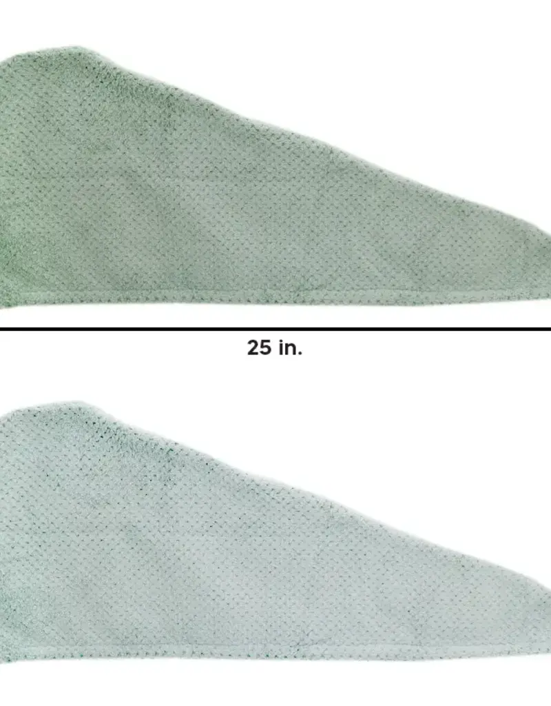 J.HOFFMAN'S Hair Turban Set of 2- Sage