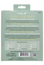 J.HOFFMAN'S Hair Turban Set of 2- Sage