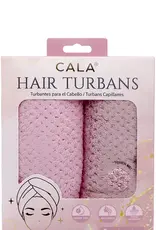 J.HOFFMAN'S Hair Turban Set of 2- Pink