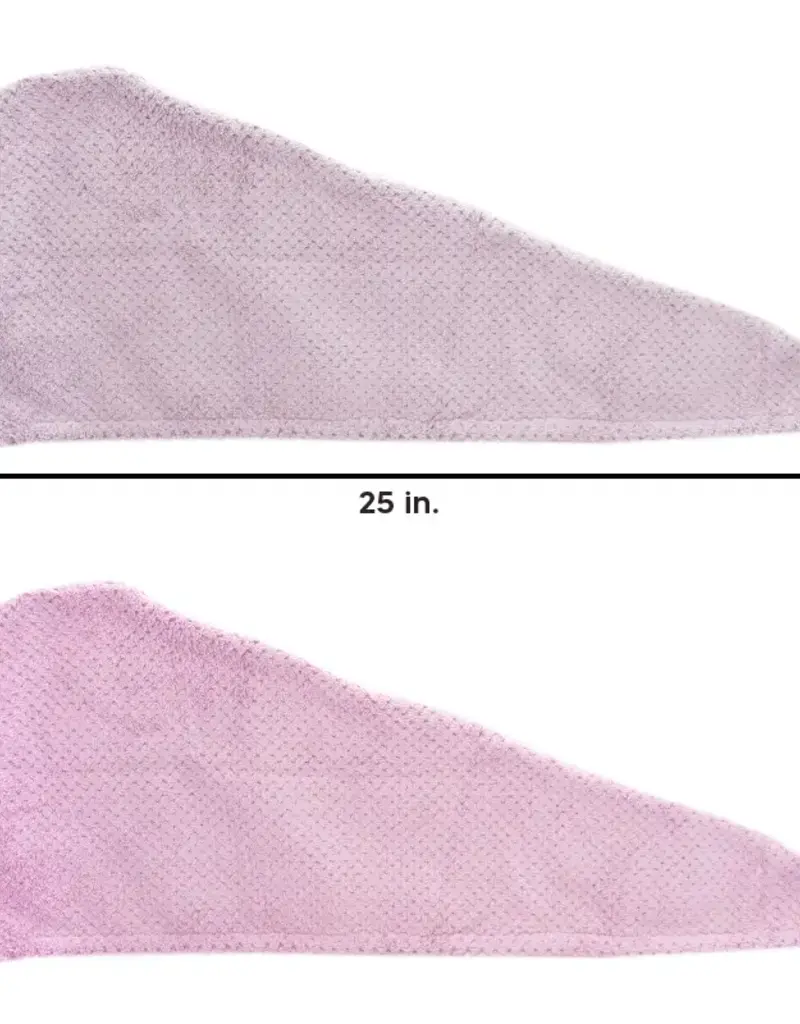 J.HOFFMAN'S Hair Turban Set of 2- Pink