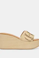 J.HOFFMAN'S Jilian Platform- Natural Raffia