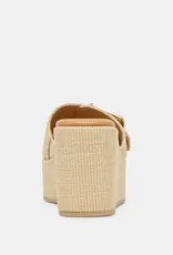 J.HOFFMAN'S Jilian Platform- Natural Raffia