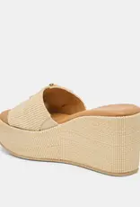 J.HOFFMAN'S Jilian Platform- Natural Raffia