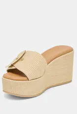 J.HOFFMAN'S Jilian Platform- Natural Raffia