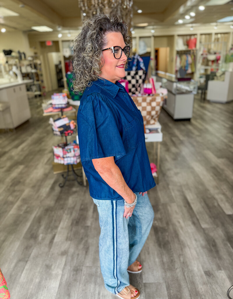 J.HOFFMAN'S Sunday Blues Top