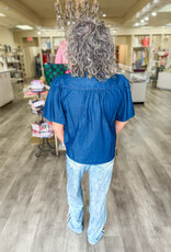 J.HOFFMAN'S Sunday Blues Top