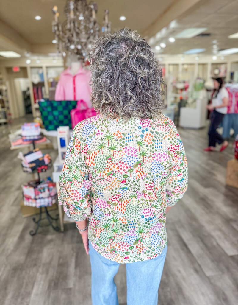 J.HOFFMAN'S Feelings Top- Sage