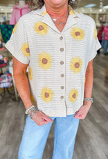 J.HOFFMAN'S Sunflower Shacket