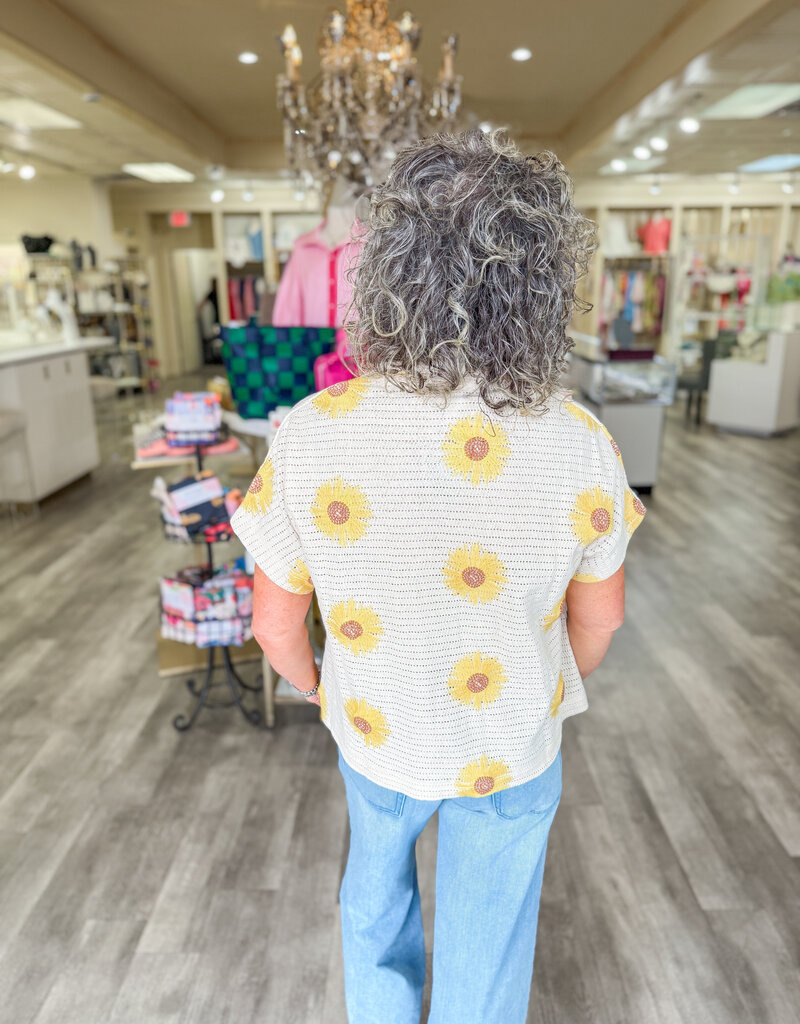 J.HOFFMAN'S Sunflower Shacket