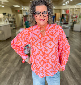 J.HOFFMAN'S Zig Zap Top- Lavender