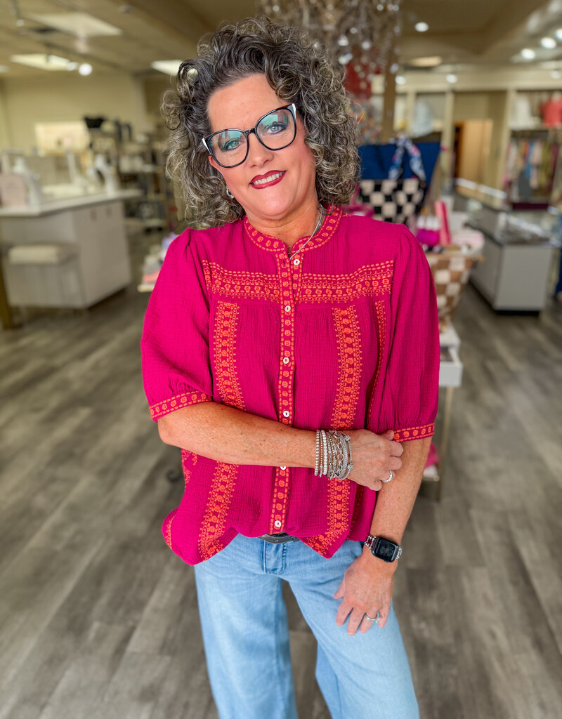 J.HOFFMAN'S Heavenly Top- Raspberry