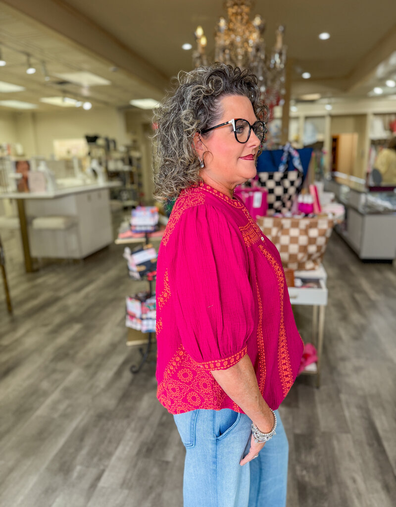 J.HOFFMAN'S Heavenly Top- Raspberry