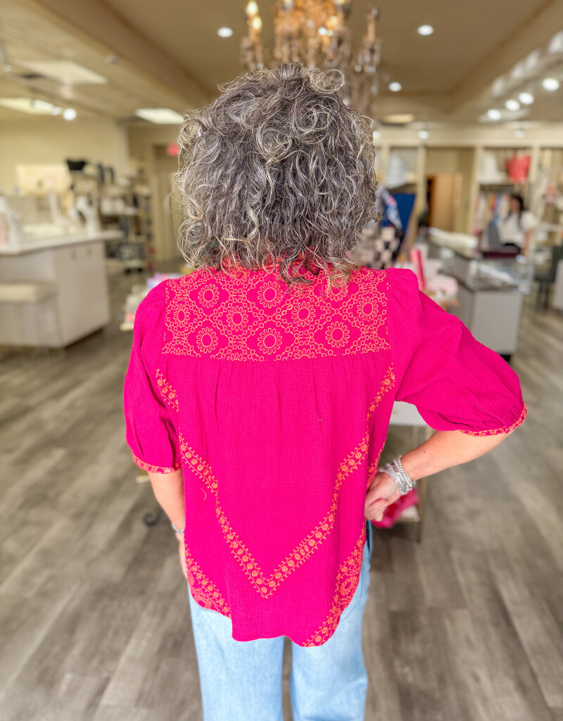 J.HOFFMAN'S Heavenly Top- Raspberry