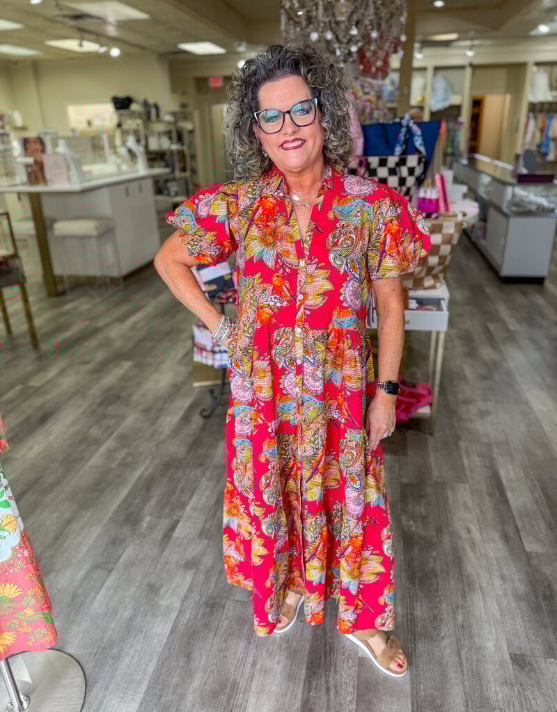 J.HOFFMAN'S Weekend Energy Dress- Pink