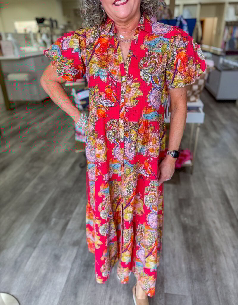 J.HOFFMAN'S Weekend Energy Dress- Pink