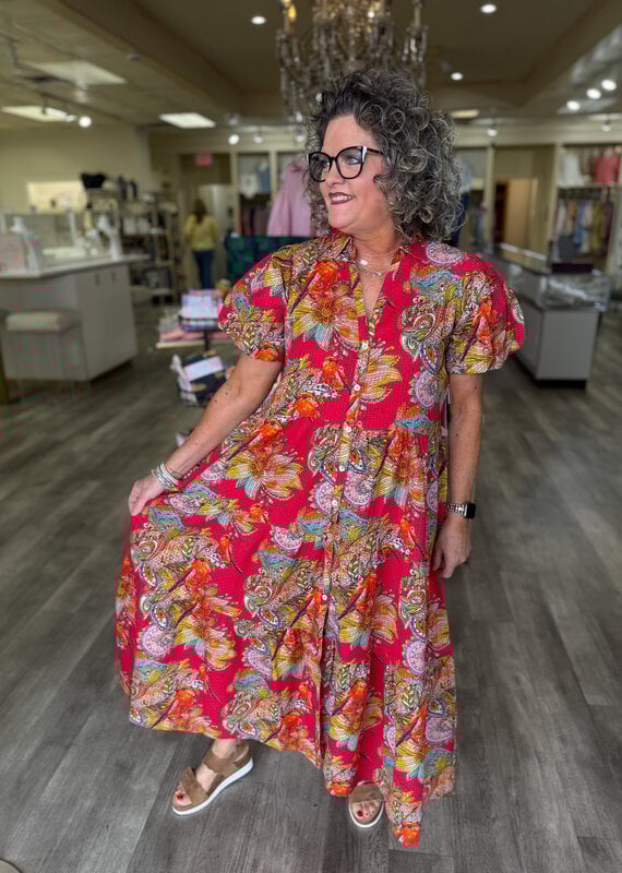 J.HOFFMAN'S Weekend Energy Dress- Pink