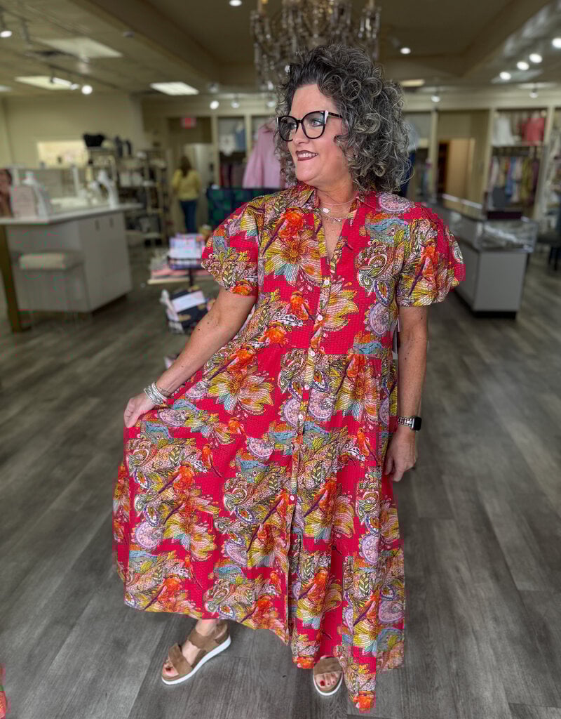 J.HOFFMAN'S Weekend Energy Dress- Pink