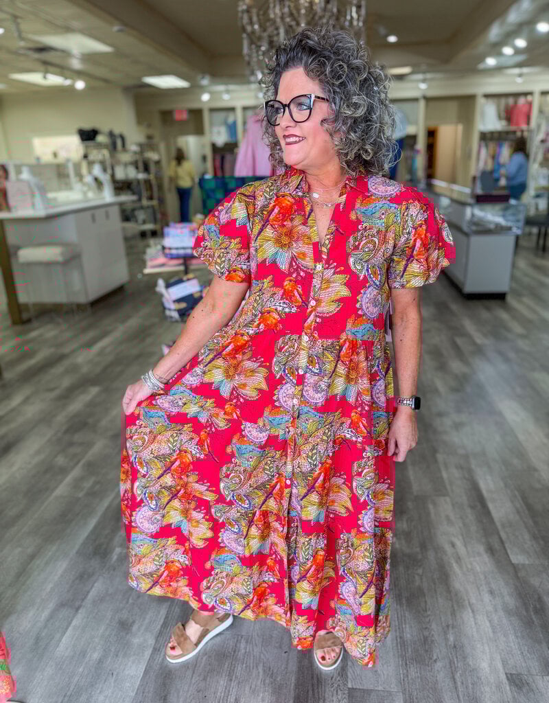 J.HOFFMAN'S Weekend Energy Dress- Pink