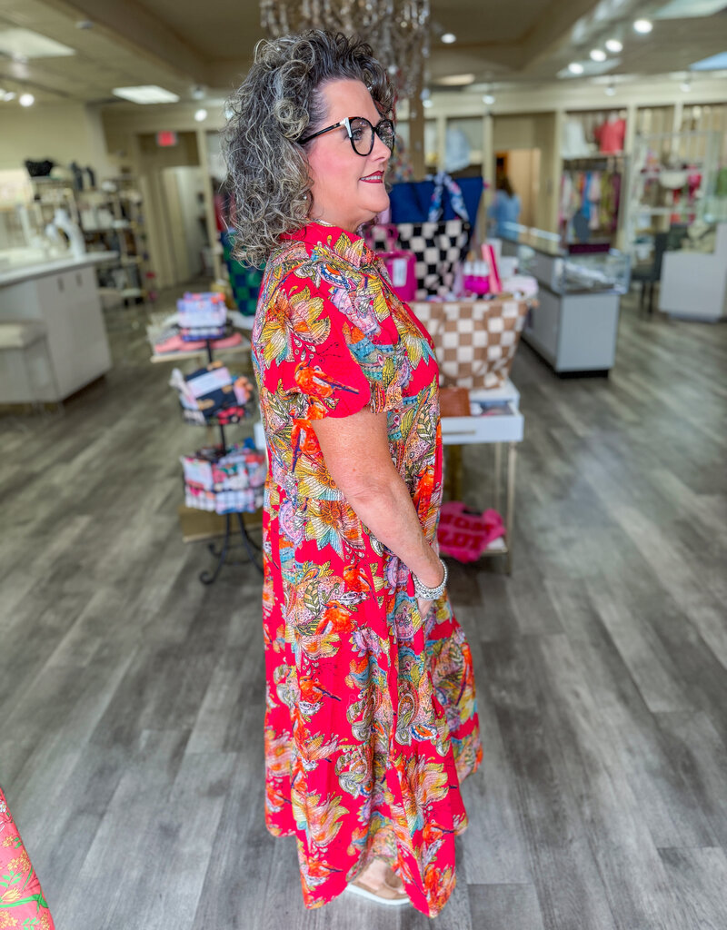 J.HOFFMAN'S Weekend Energy Dress- Pink