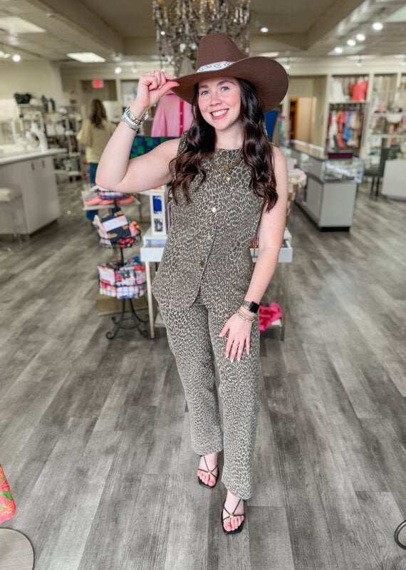 J.HOFFMAN'S Abstract Animal Vest