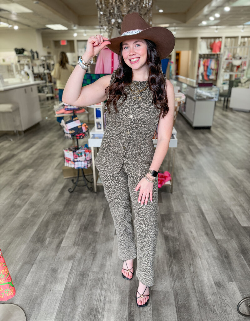 J.HOFFMAN'S Abstract Animal Vest