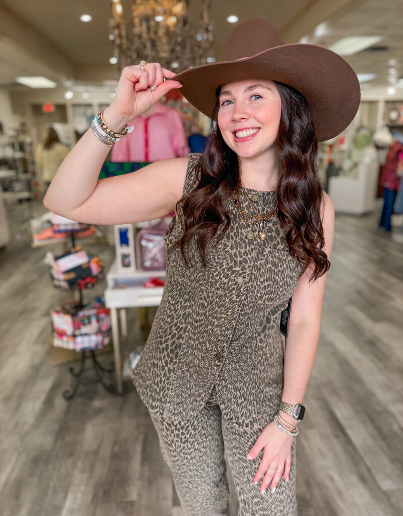 J.HOFFMAN'S Abstract Animal Vest