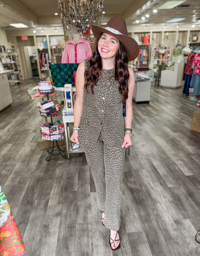 J.HOFFMAN'S Abstract Animal Vest