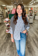 J.HOFFMAN'S Cherise Embroidered Top