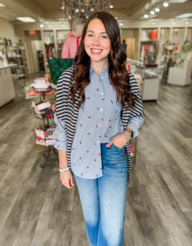 J.HOFFMAN'S Cherise Embroidered Top