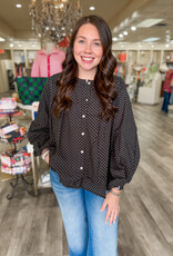 J.HOFFMAN'S Cecily Top- Polka Dot