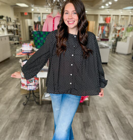 J.HOFFMAN'S Cecily Top- Polka Dot