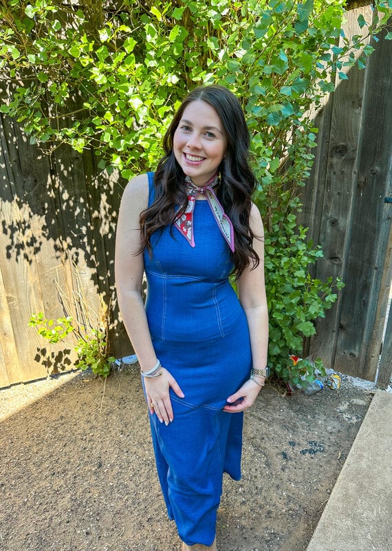 J.HOFFMAN'S Wildfire Dress- Blue