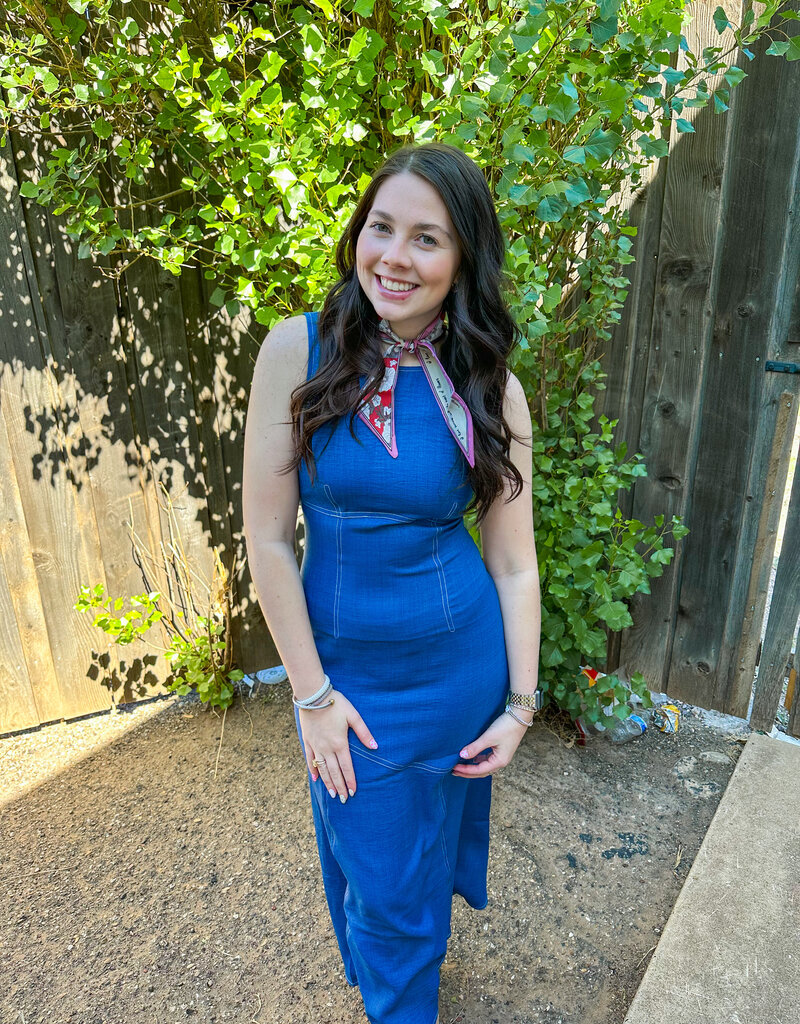 J.HOFFMAN'S Wildfire Dress- Blue
