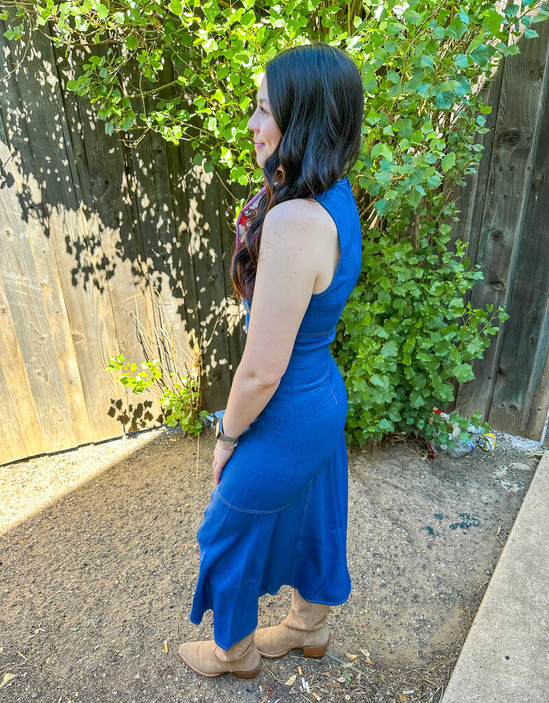 J.HOFFMAN'S Wildfire Dress- Blue