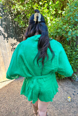 J.HOFFMAN'S Clover Romper- Green