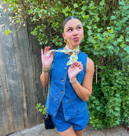 J.HOFFMAN'S Ainsley Top- Denim