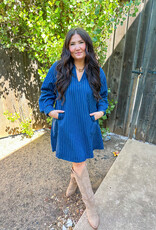 J.HOFFMAN'S Poseidon Dress- Blue Jean