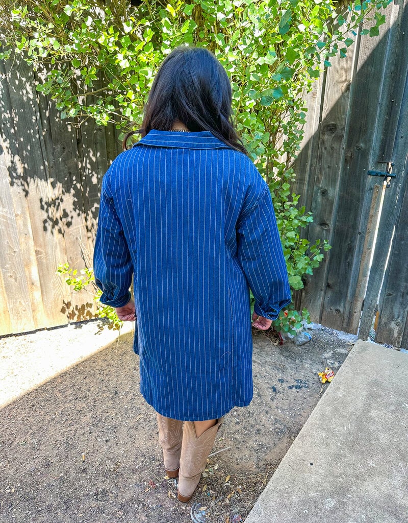 J.HOFFMAN'S Poseidon Dress- Blue Jean