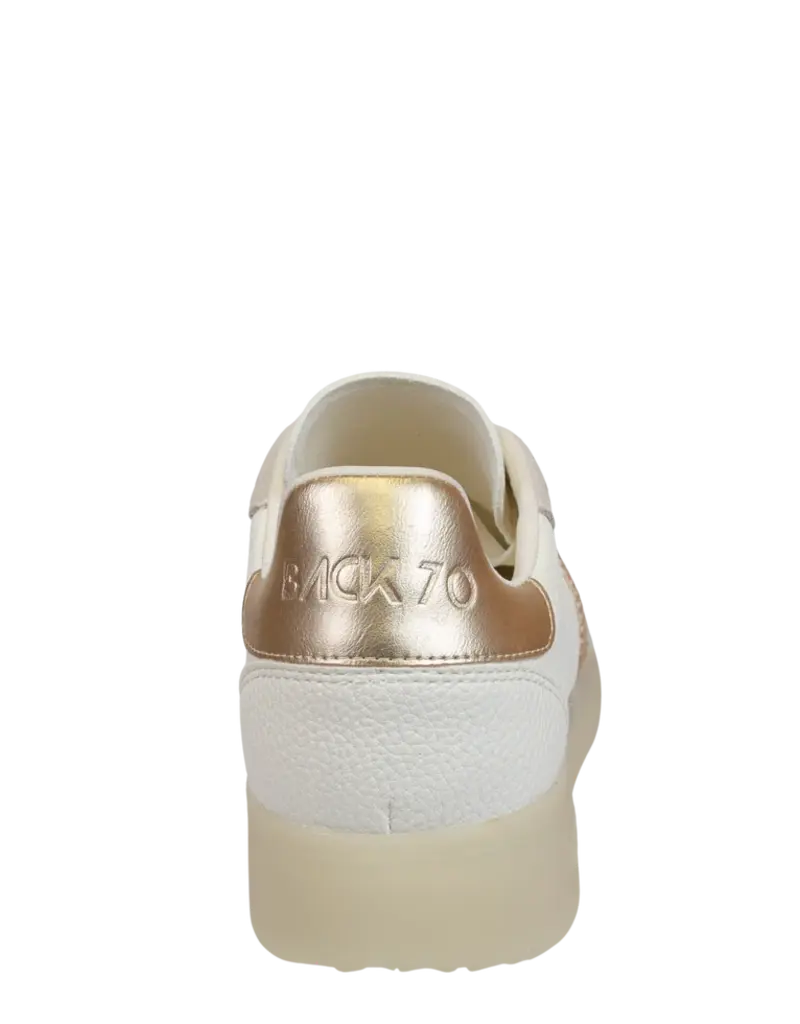 J.HOFFMAN'S Boston Sneaker in Metallic Gold