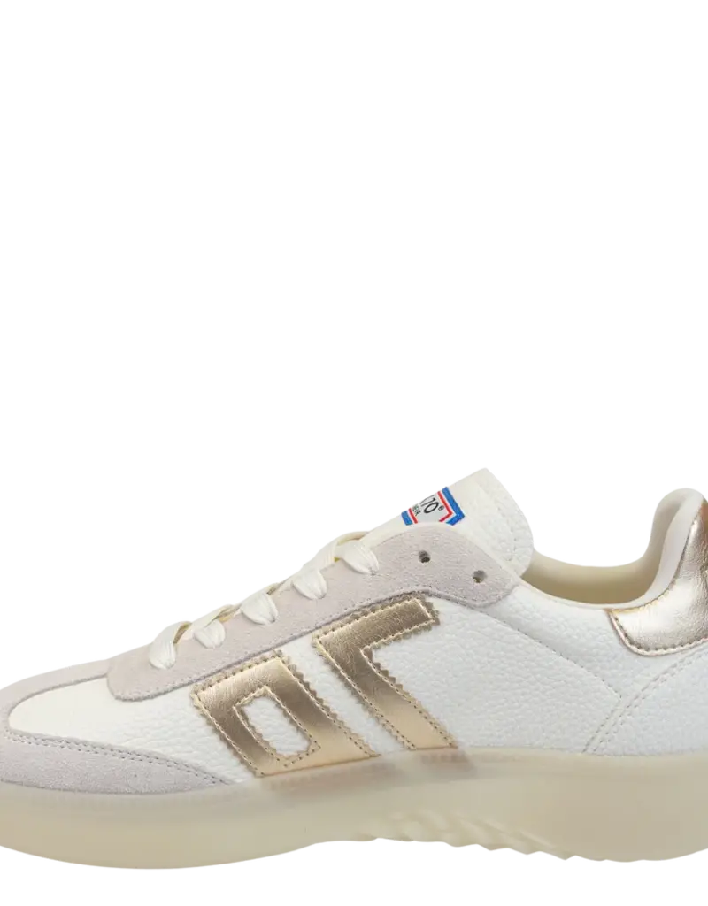 J.HOFFMAN'S Boston Sneaker in Metallic Gold