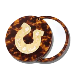 J.HOFFMAN'S Good Luck Horseshoe Compact Mirror