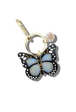 J.HOFFMAN'S Blue Monarch Bag Charm