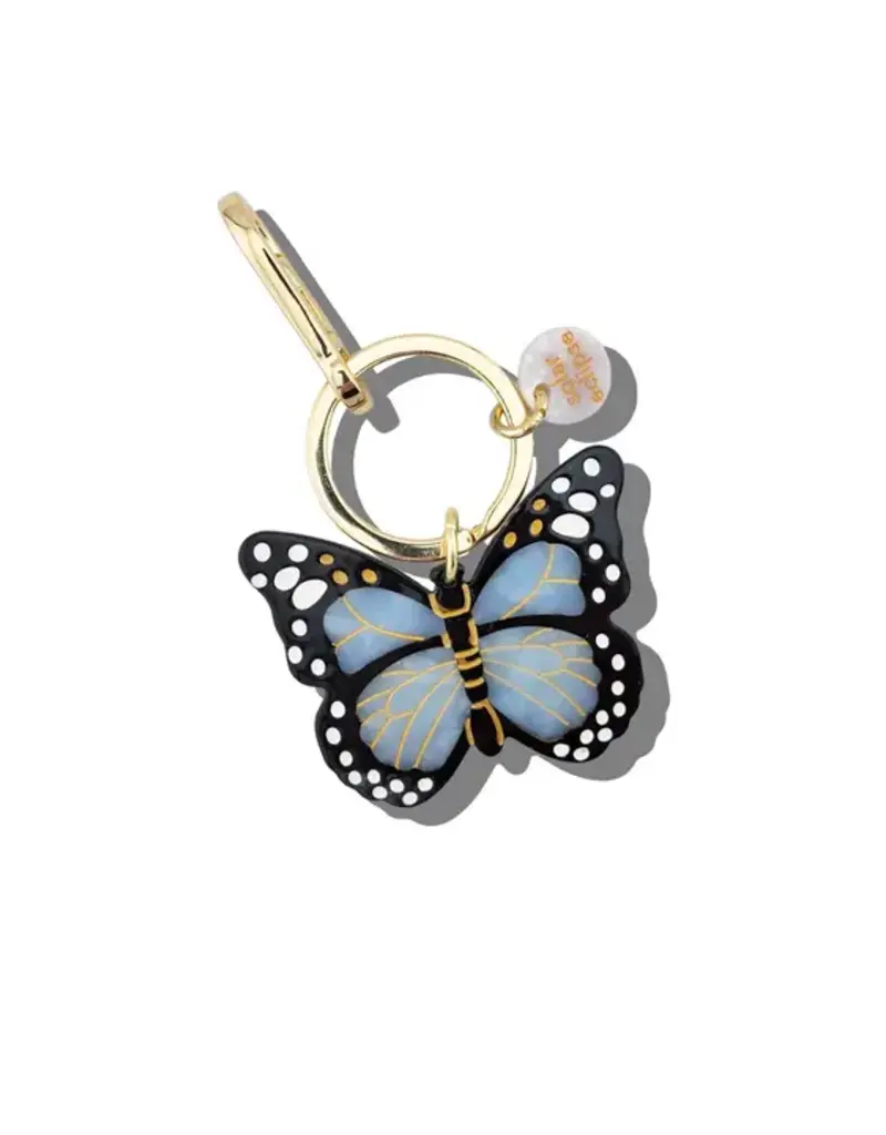 J.HOFFMAN'S Blue Monarch Bag Charm