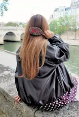 J.HOFFMAN'S Leopard Bow Amazing Hair Day Brush