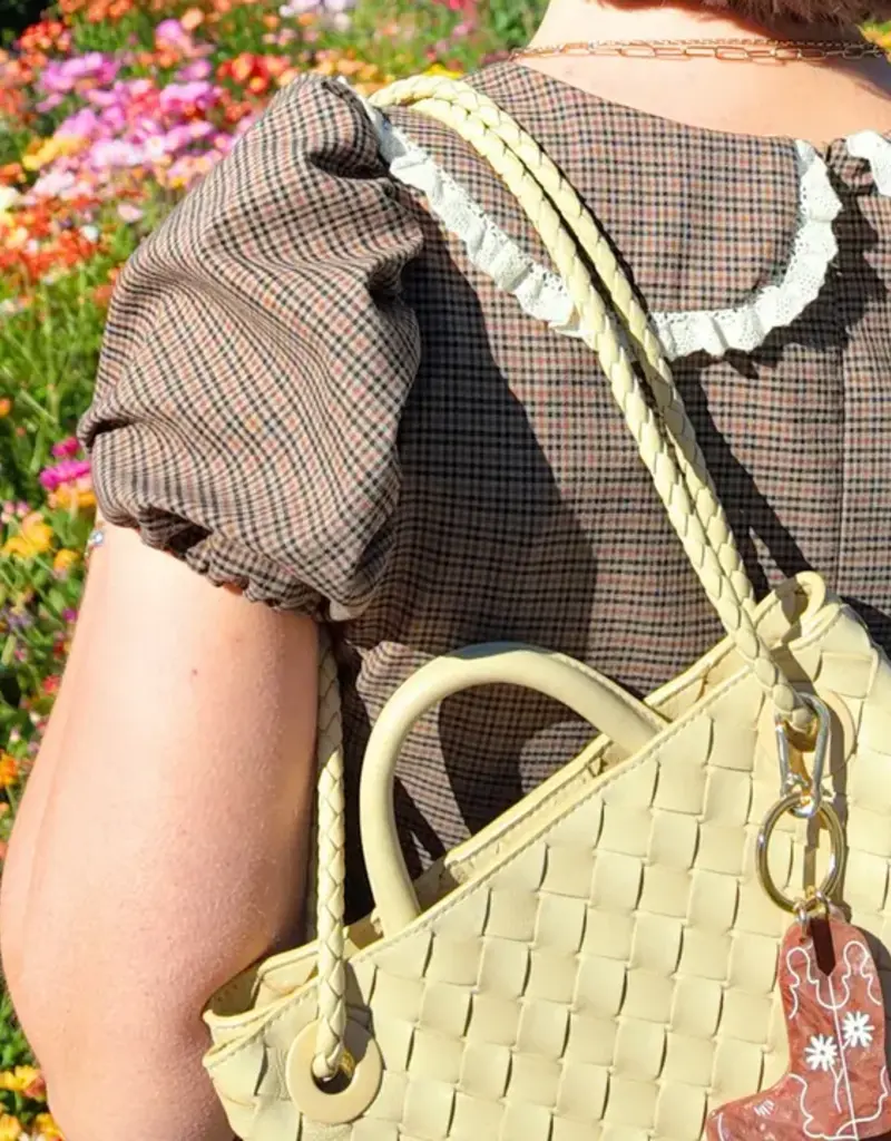 J.HOFFMAN'S Daisy Cowboy Boot Bag Charm